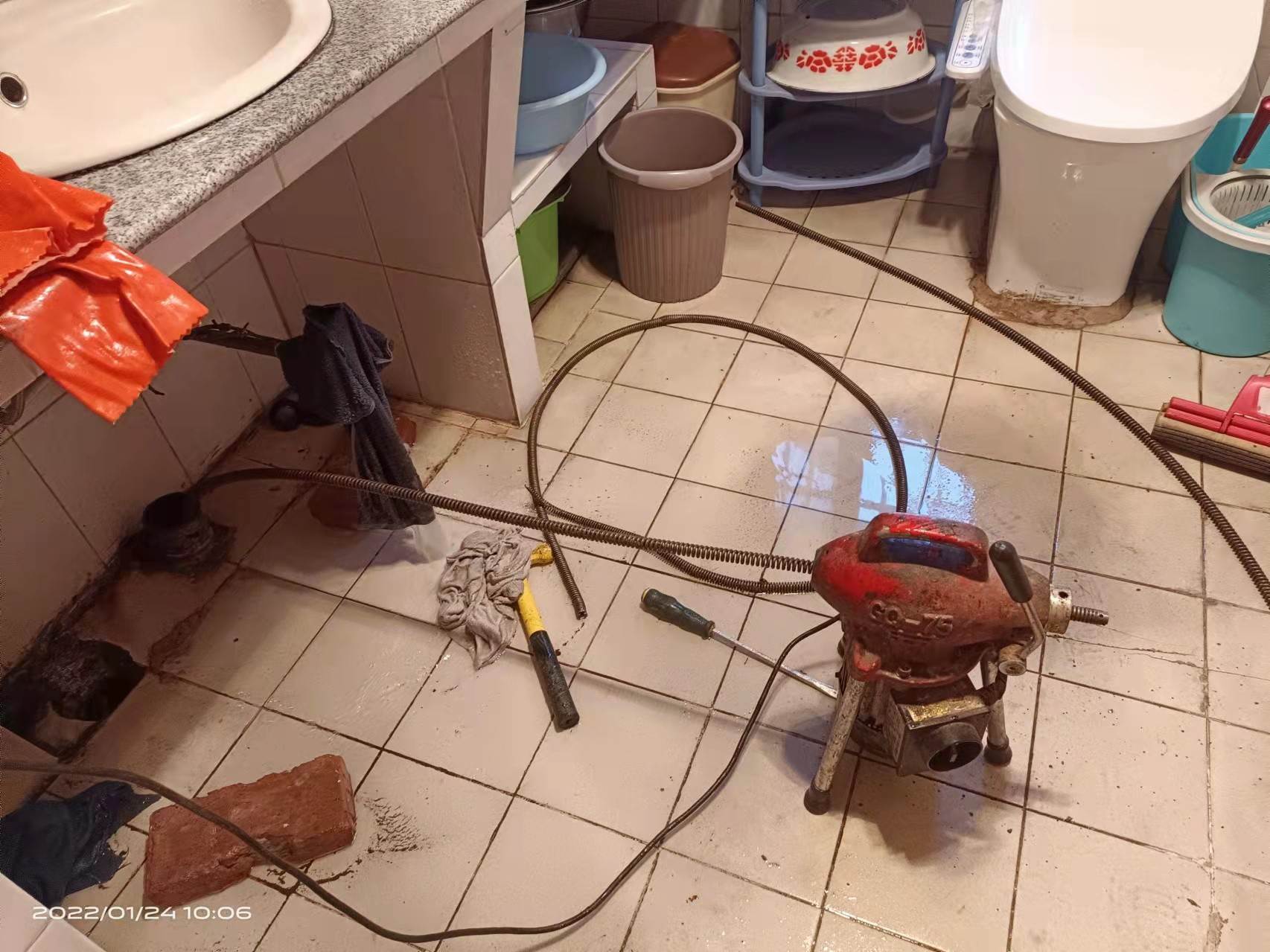 平安疏通厨房下水道，地漏疏通